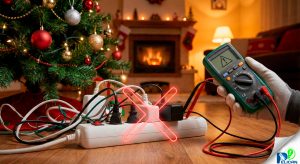 Errores eléctricos comunes en Navidad (y cómo evitarlos para no arruinar la fiesta)